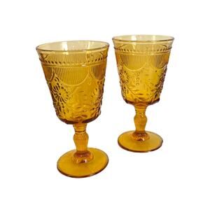Set‎ of 2 Vintage-style Water Goblets